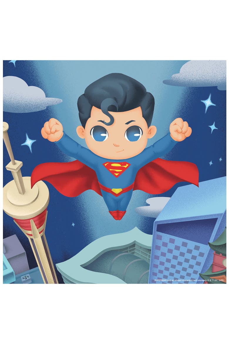 Superman 25 Piece Jigsaw Puzzle, Alternate, color, Multicolor