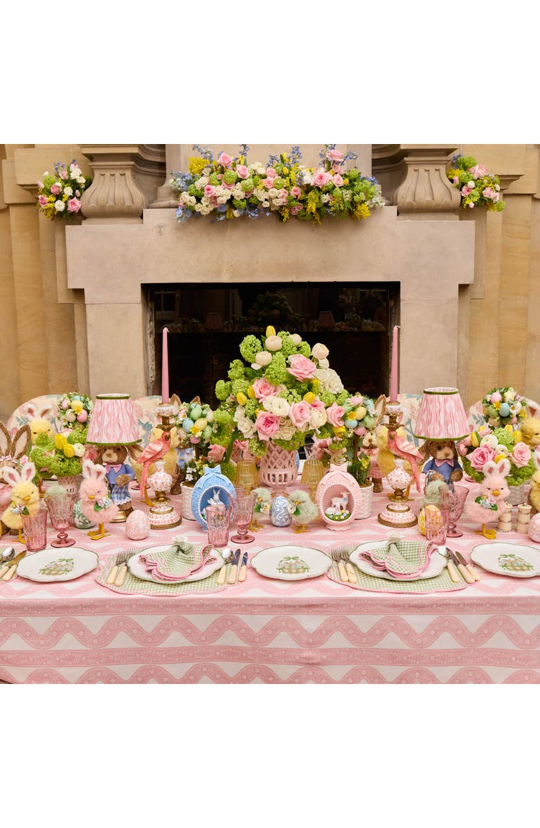 Mrs. Alice White Fiore Porcelain Napkin Rings, Alternate, color, White