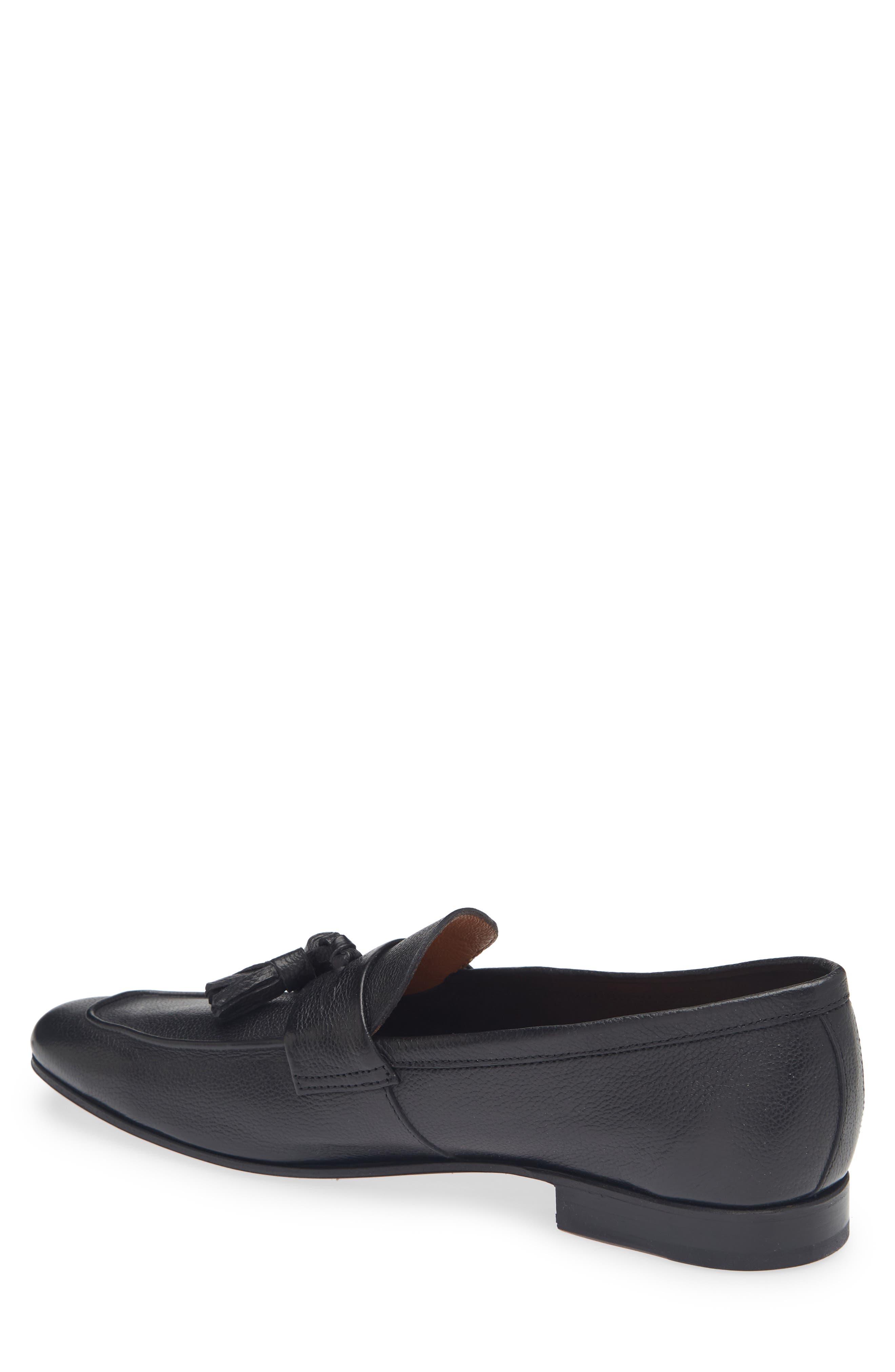 Guarda Tassel Loafer, Alternate, color, BLACK