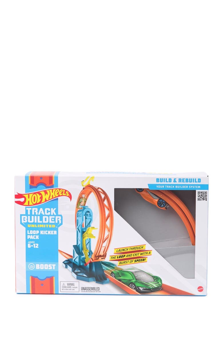 Mattel Hot Wheels Track Builder Unlimited Loop Kicker Pack - Style May Vary, Main, color, 