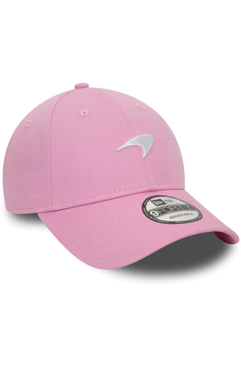 New Era Men's New Era Pink McLaren F1 Team Seasonal 9FORTY Adjustable Hat, Alternate, color,