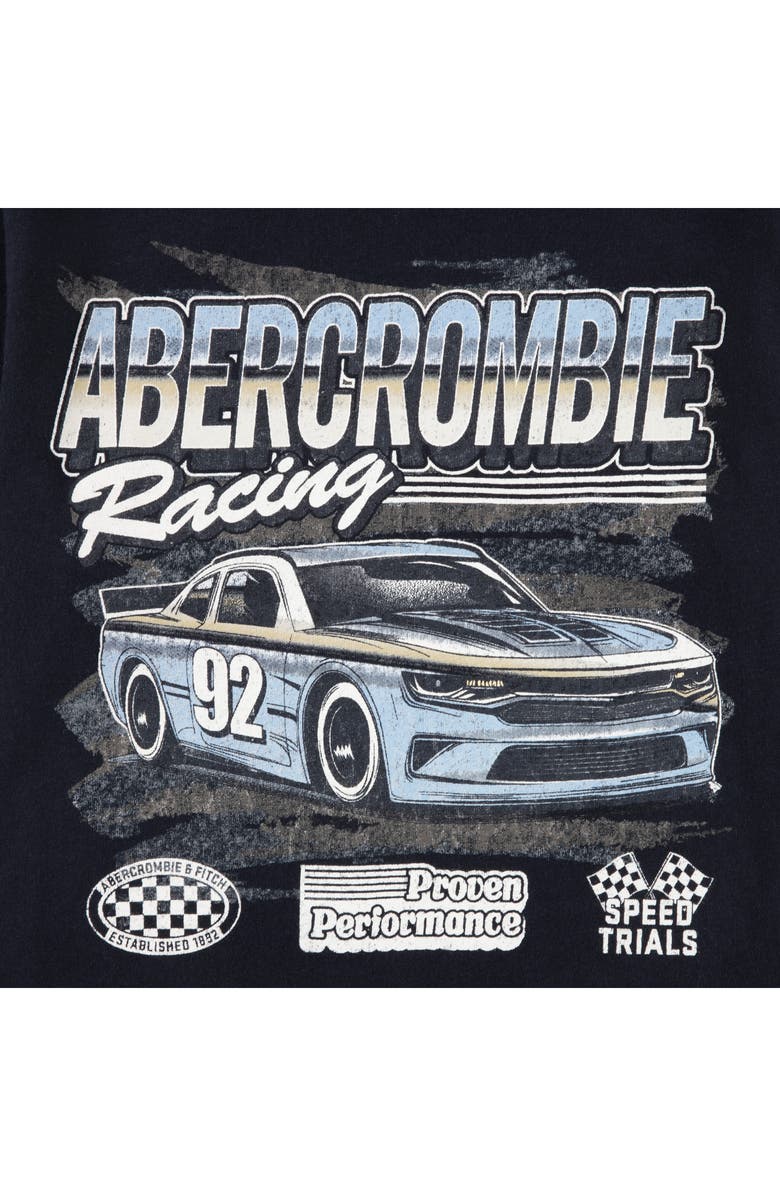 abercrombie kids Kids' Fast Cotton Graphic T-Shirt, Alternate, color, Anf Anthracite