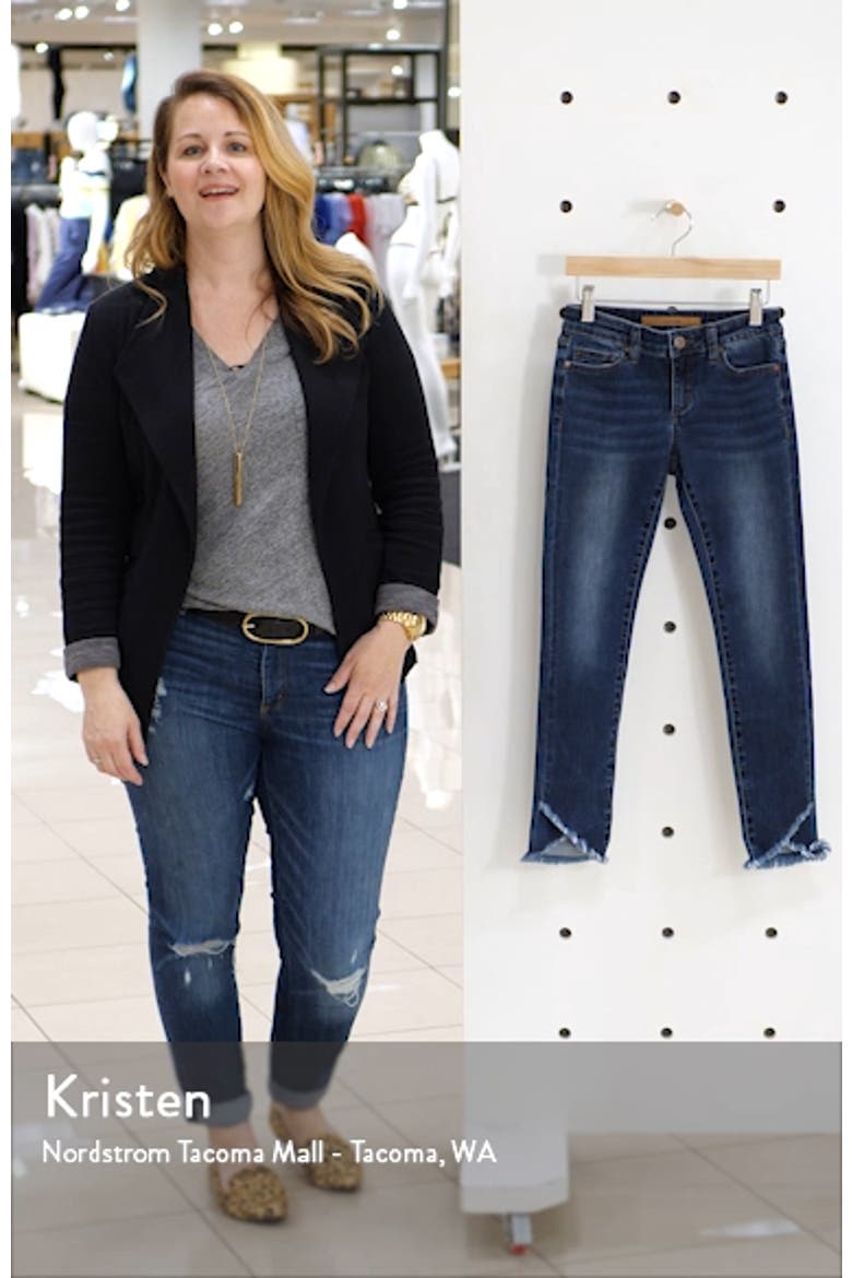 The Markie Tulip Hem Skinny Jeans video