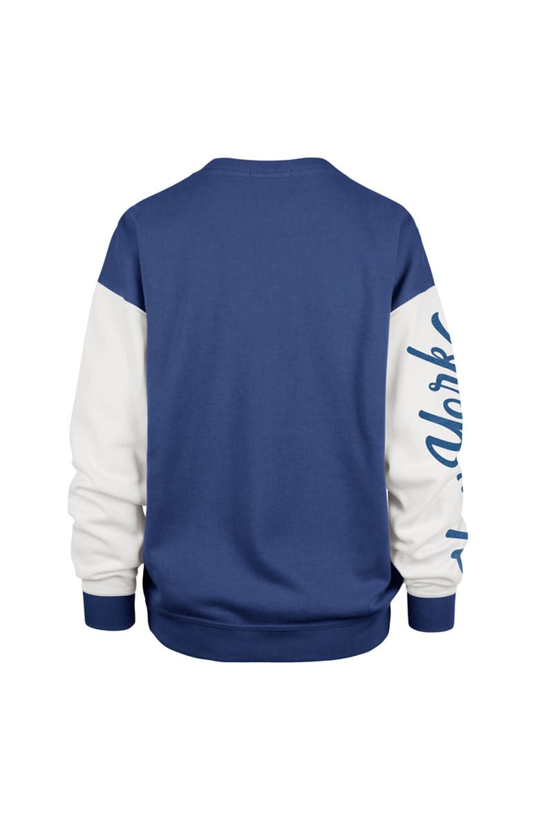 '47 Women's '47 Blue New York Knicks Plus Size Oversized Rise Andie Pullover Sweatshirt, Alternate, color, Blue