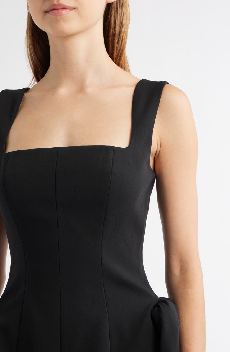 Delfi Collective Madi Fit & Flare Cocktail Minidress, Alternate, color, Black