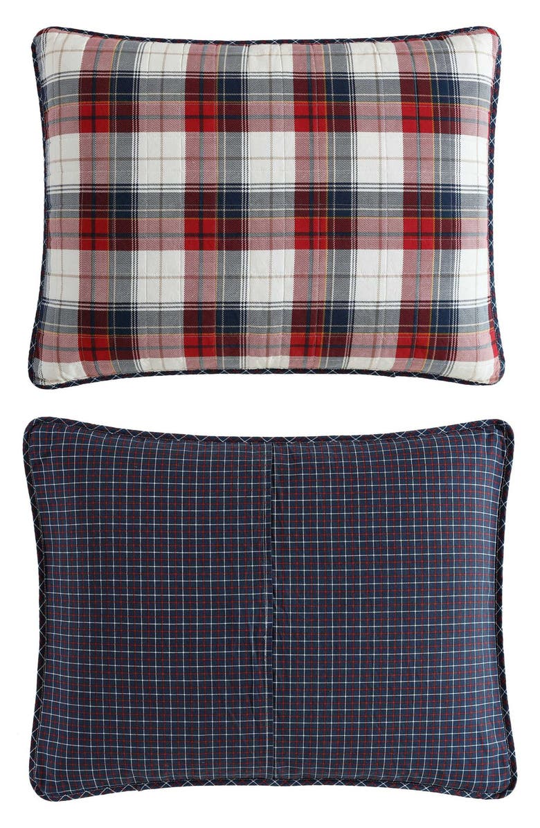 Nautica Rosedale Quilt & Sham Set, Alternate, color, Red Sail/ Navy