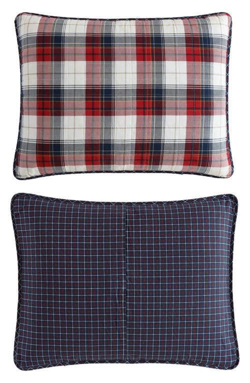 Nautica Rosedale Quilt & Sham Set In Red Sail/navy