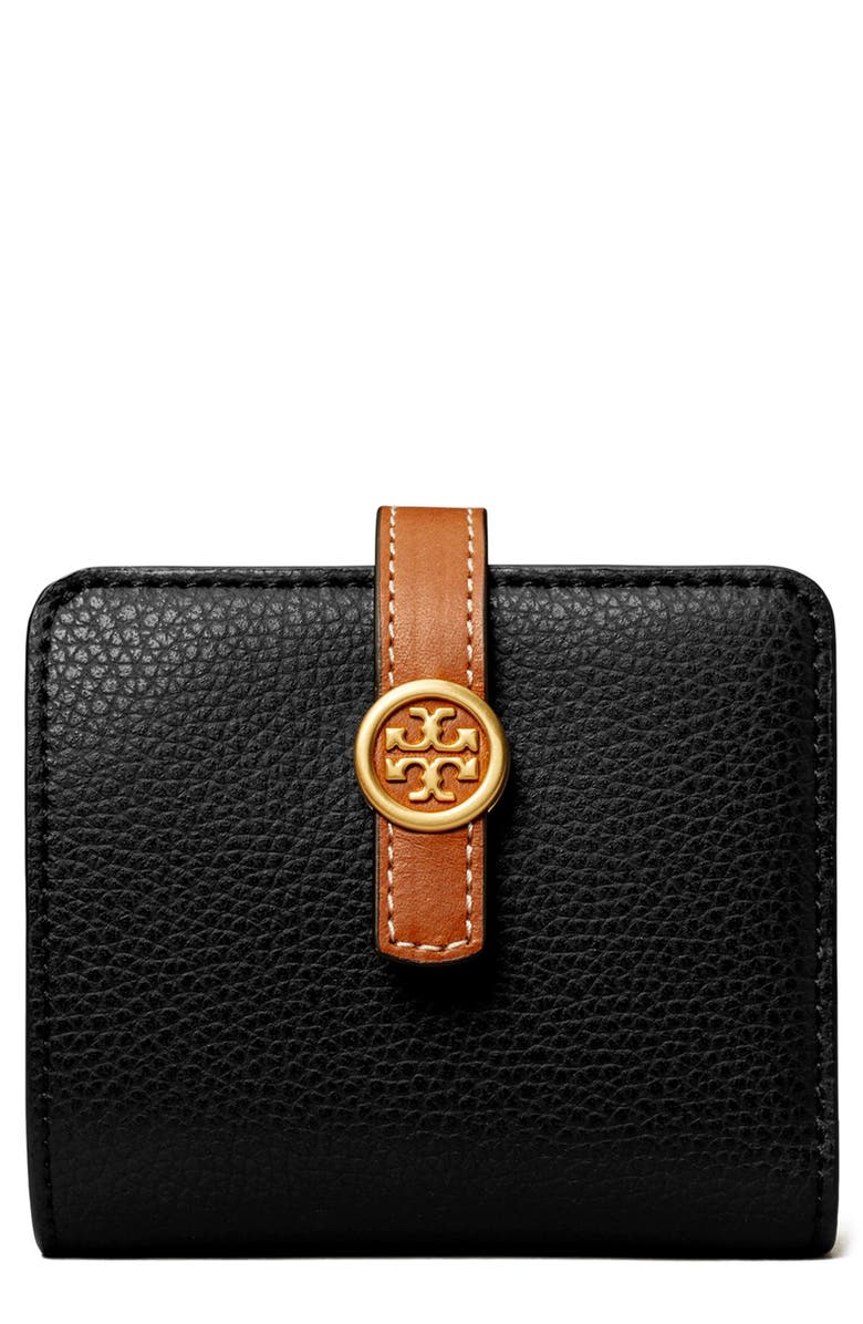 Tory Burch Robinson Multicolor Pebbled Mini Wallet, Main, color,