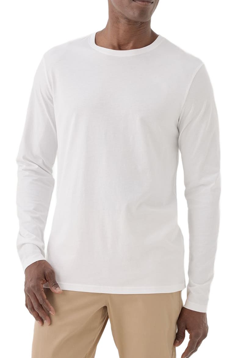 Organic Cotton Softspun Long Sleeve Tee, Main, color, White