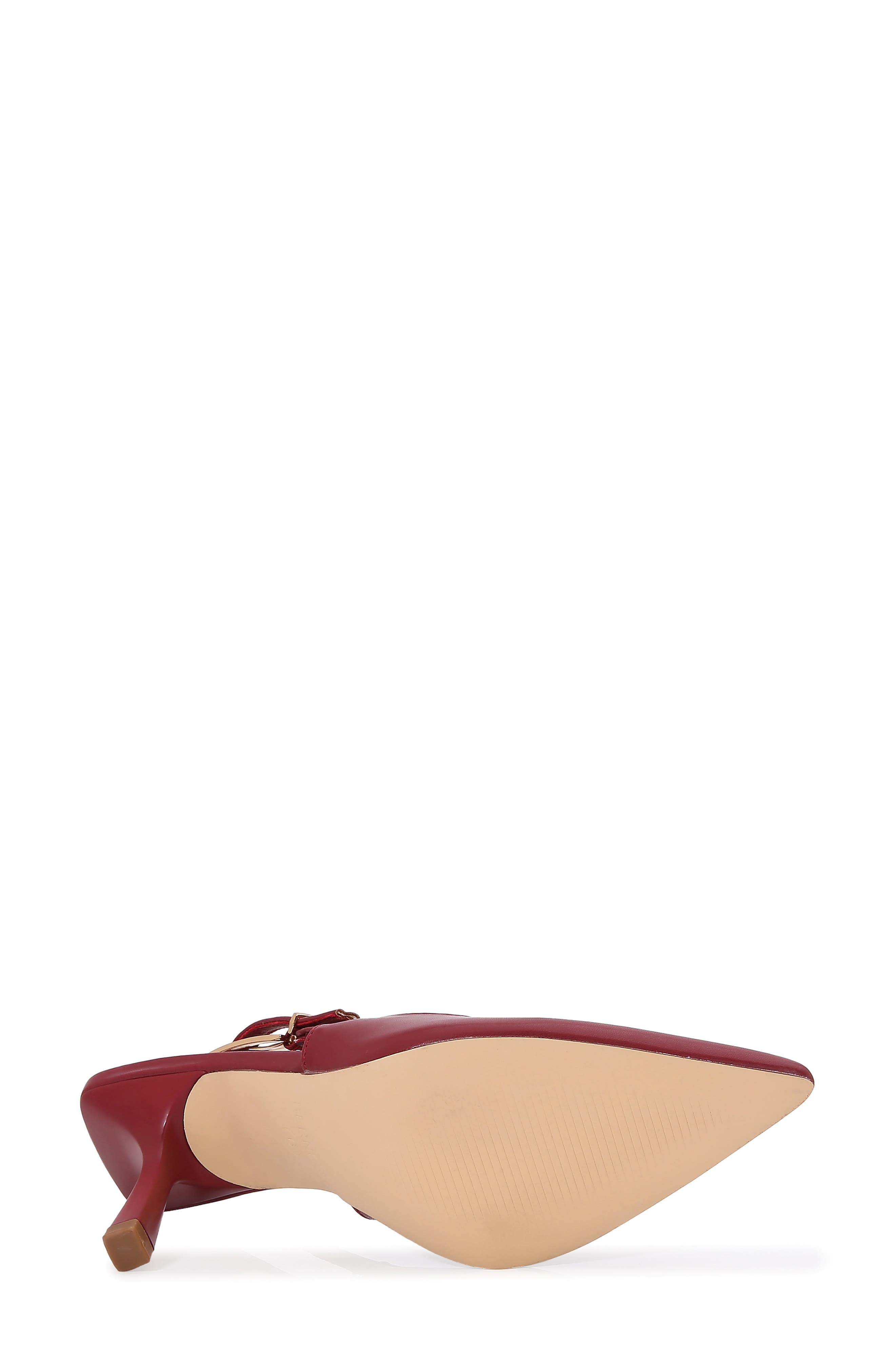 Pointed Toe Slingback Pump, Alternate, color, WINE