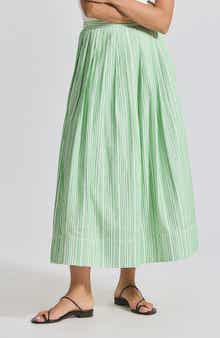 Alexia Shirting Stripe Pintuck Pleat Shirt