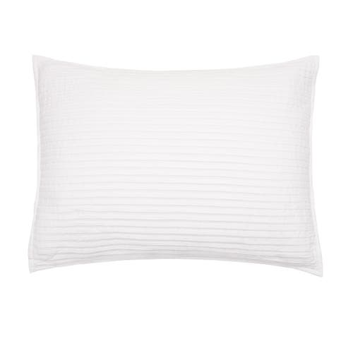 Elisabeth York 20" X 26" Tess Dove Cotton Standard Sham In White