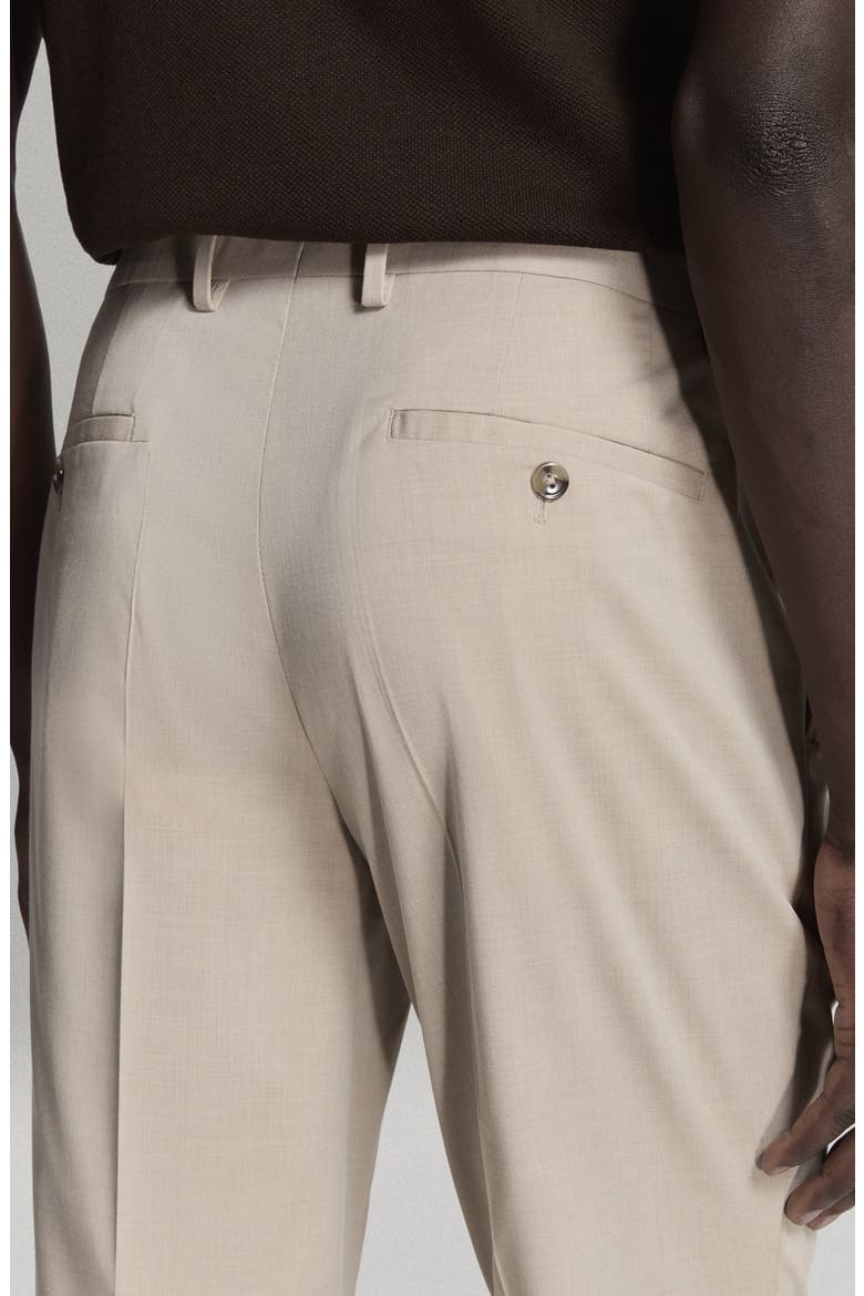 Super Slim Fit Stretch Suit Pants, Alternate, color, BEIGE