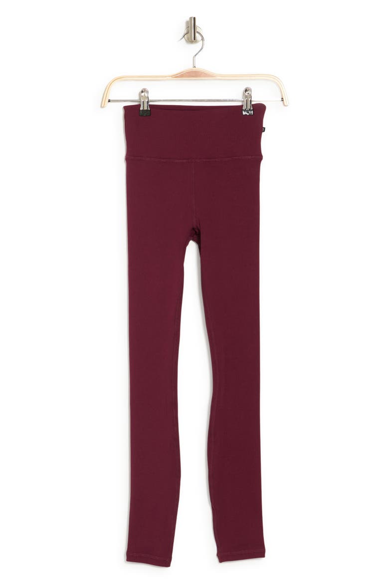 Molly Ribbed Active Leggings, Alternate, color, WINDSOR WINE