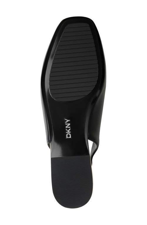Dkny Darrow Slingback Flat In Black