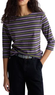Seasalt Cornwall Sailor Stripe Organic Cotton Top