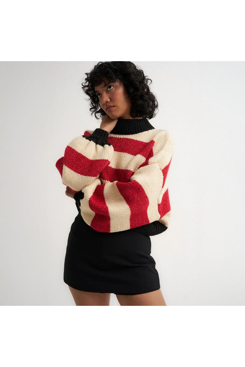 Bellamy Crop Pull Over Sweater - Women's, Alternate, color, Multi