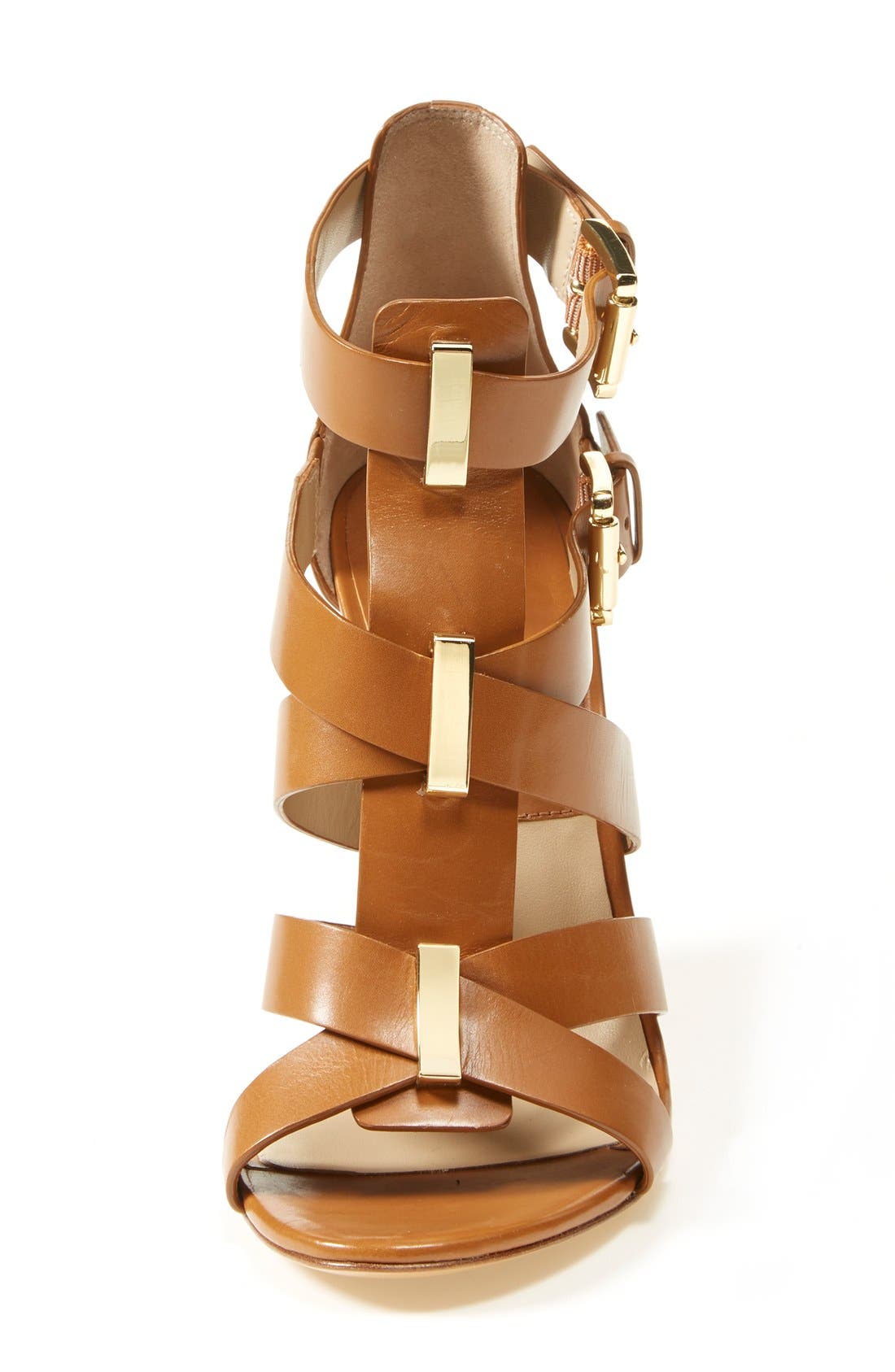 'Reagan' Wedge Sandal, Alternate, color, LUGGAGE