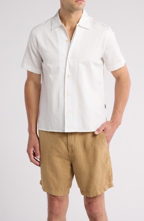 Danny Short Sleeve Cotton Button-Up Shirt