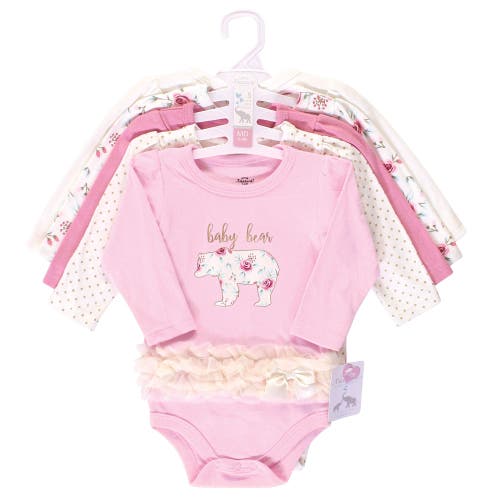 Little Treasure Essential 5-pack Long-sleeve Bodysuits