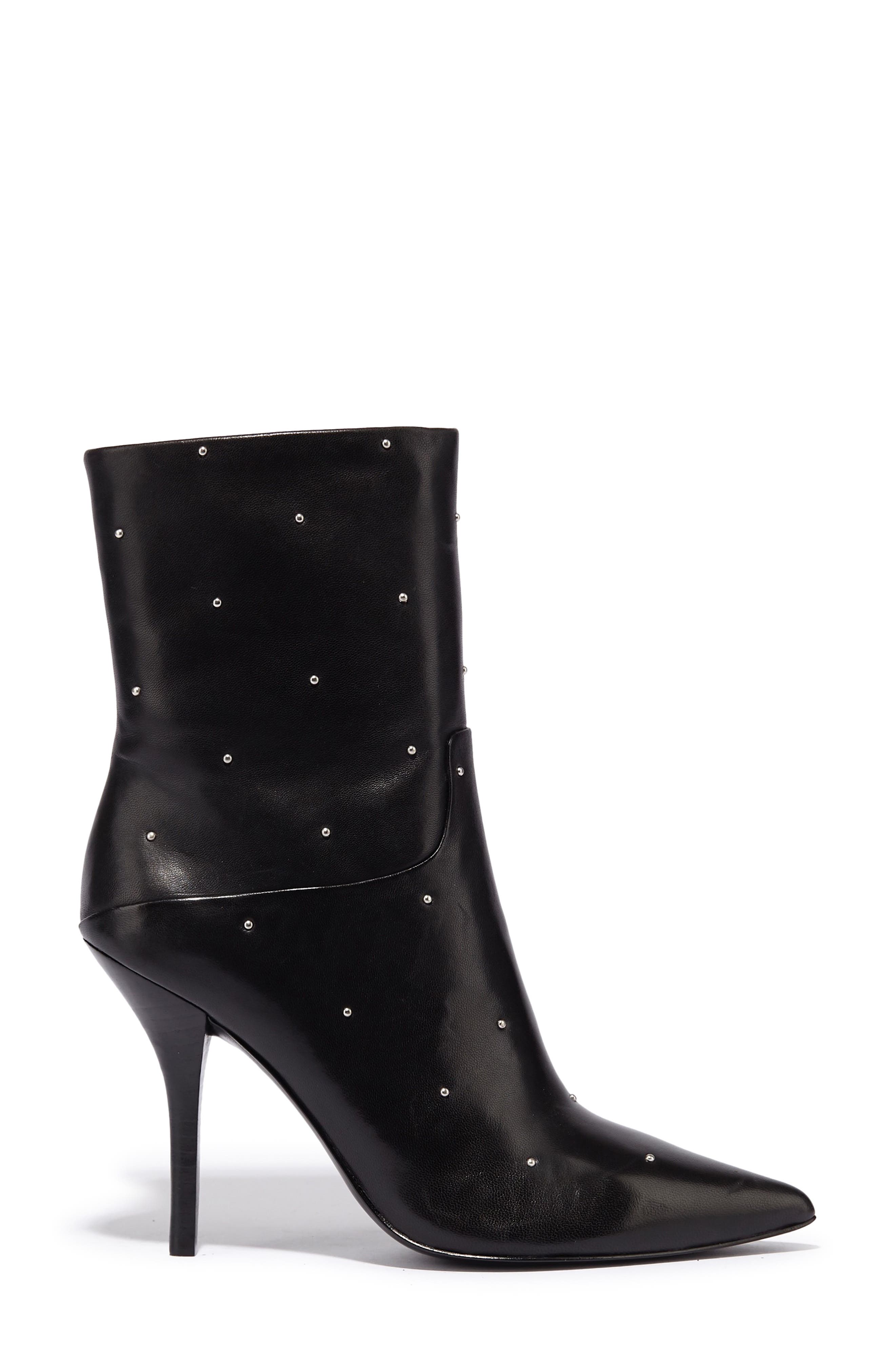 AllSaints Jenna Studded Bootie, Alternate, color, 