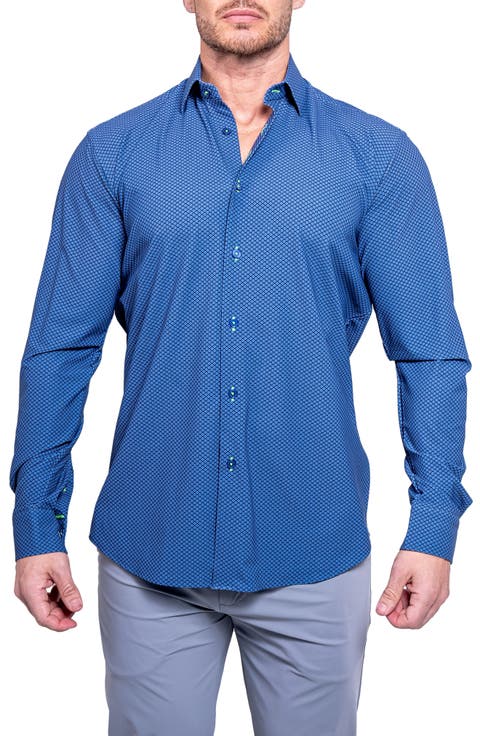 Fibonacci Resistance Contemporary Fit Button-Up Shirt