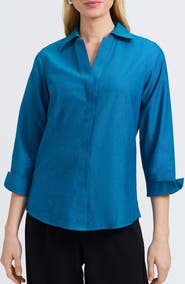 Foxcroft Taylor Fitted Non-Iron Shirt
