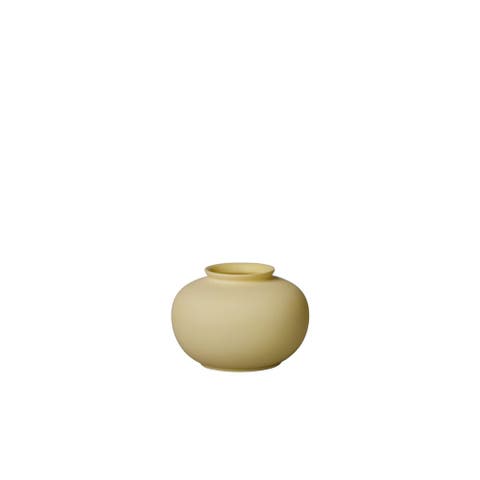 Matte Porcelain Mini Apple Vase