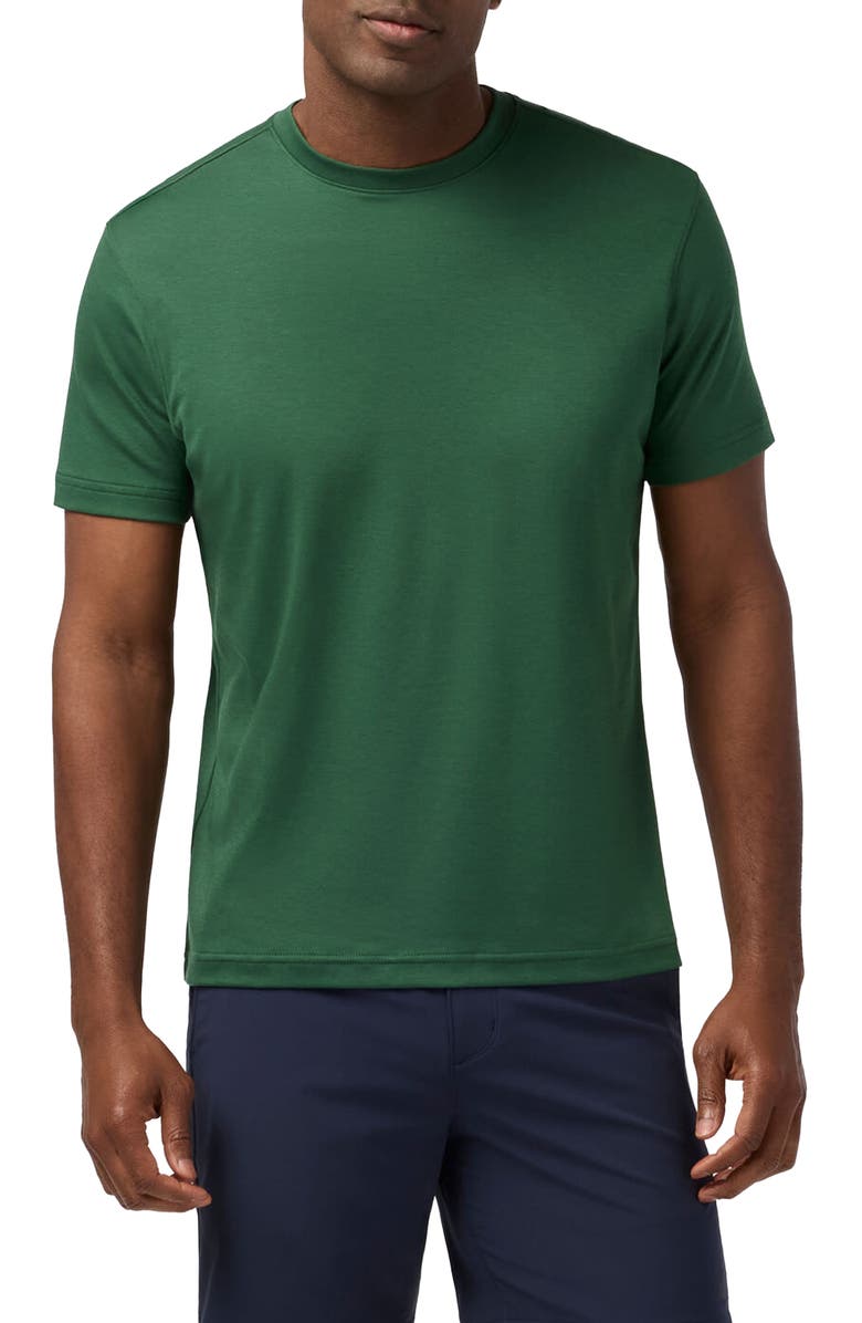 Mizzen+Main Palmer Solid Pima Cotton T-Shirt, Main, color, Pine