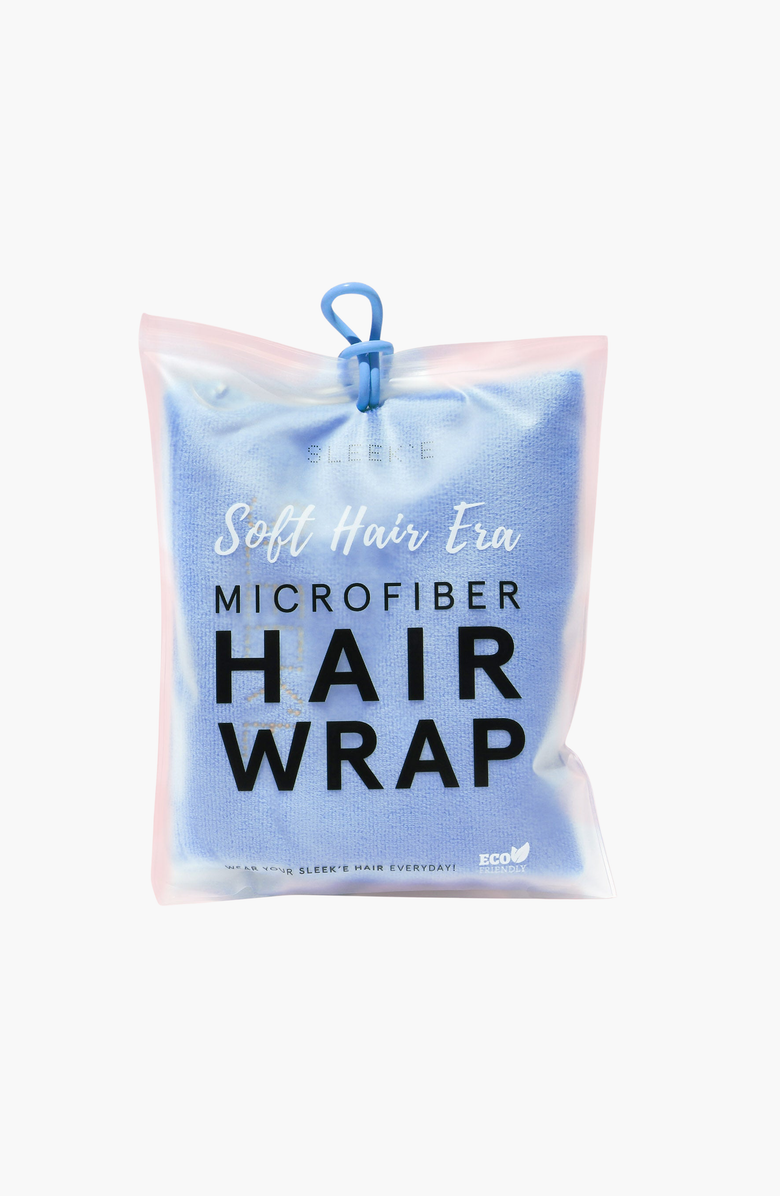 SLEEKE HAIR Microfiber Hair Wrap, Alternate, color, Baby Blue