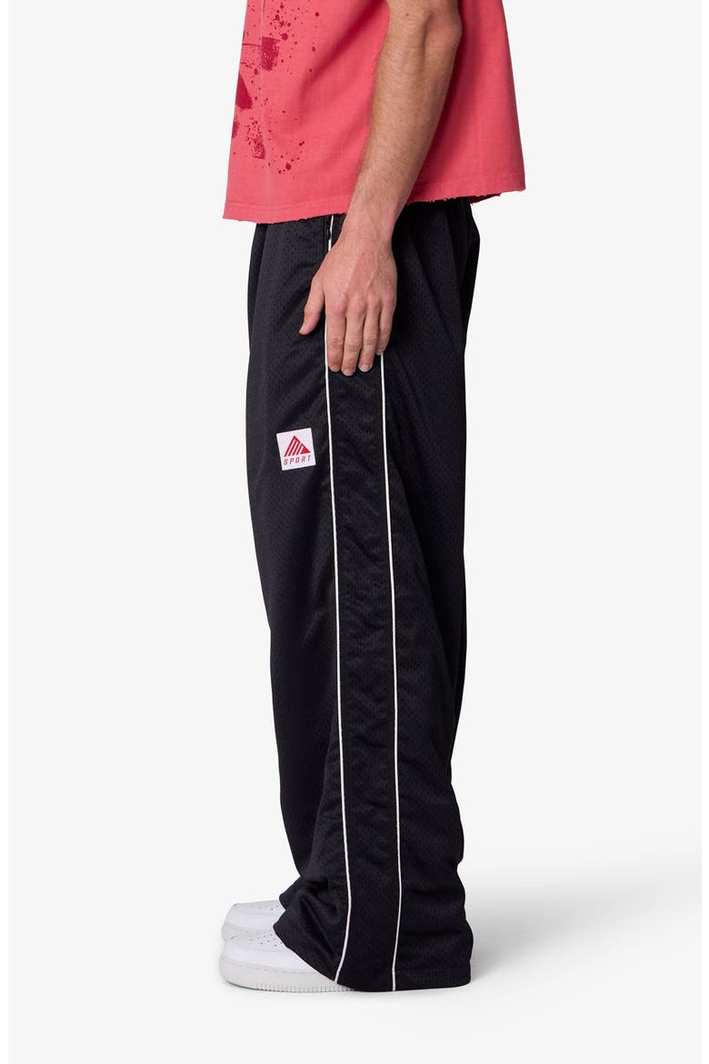 Sport Mesh Track Pants, Alternate, color, BLACK