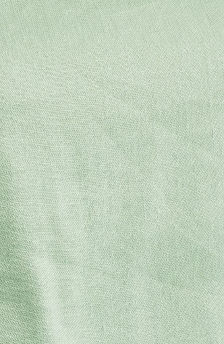 Theory Apron Linen Blend Tank, Alternate, color, Delicate Green