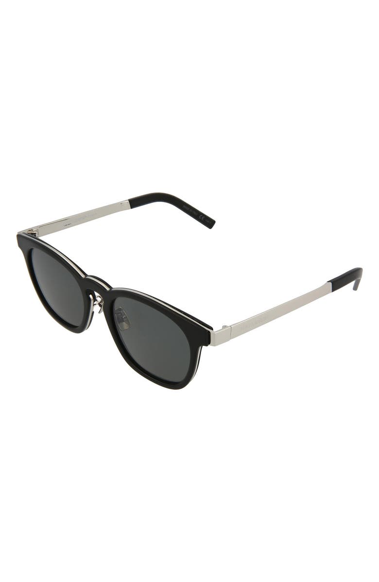 Saint Laurent 51mm Square Sunglasses, Alternate, color,