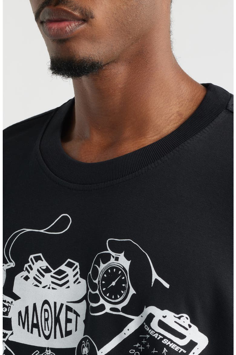 Playing For Keeps Cotton Graphic T-Shirt, Alternate, color, BLACK