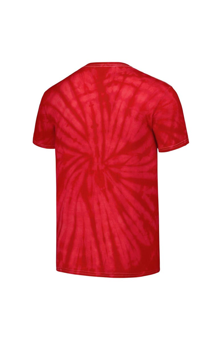 STITCHES Unisex Stitches Red Washington Mystics Tie-Dye Logo T-Shirt, Alternate, color, 