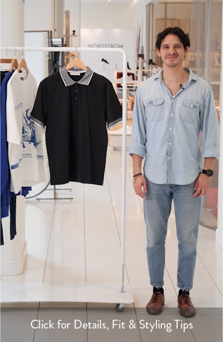 Tipped Pima Cotton Piqué Polo, sales video thumbnail