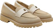 VIVAIA Round-Toe Platform Chunky Heel Loafers