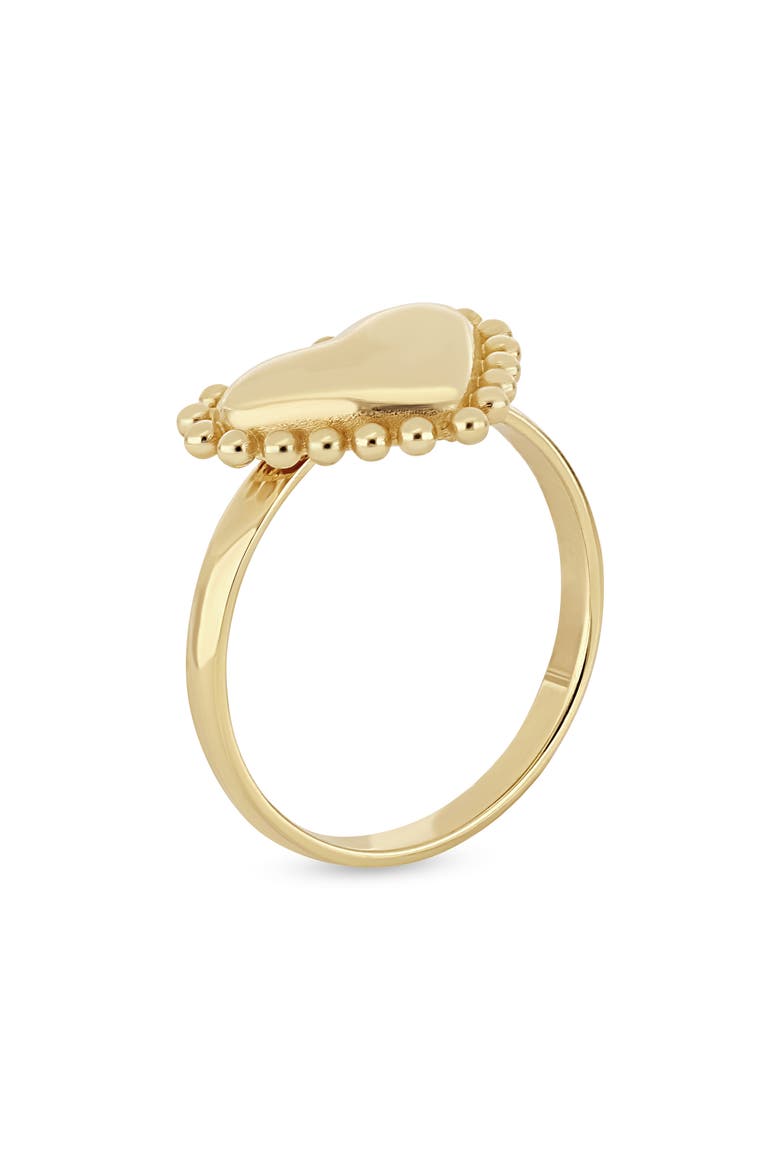14K Gold Heart Ring, Alternate, color, 14KY