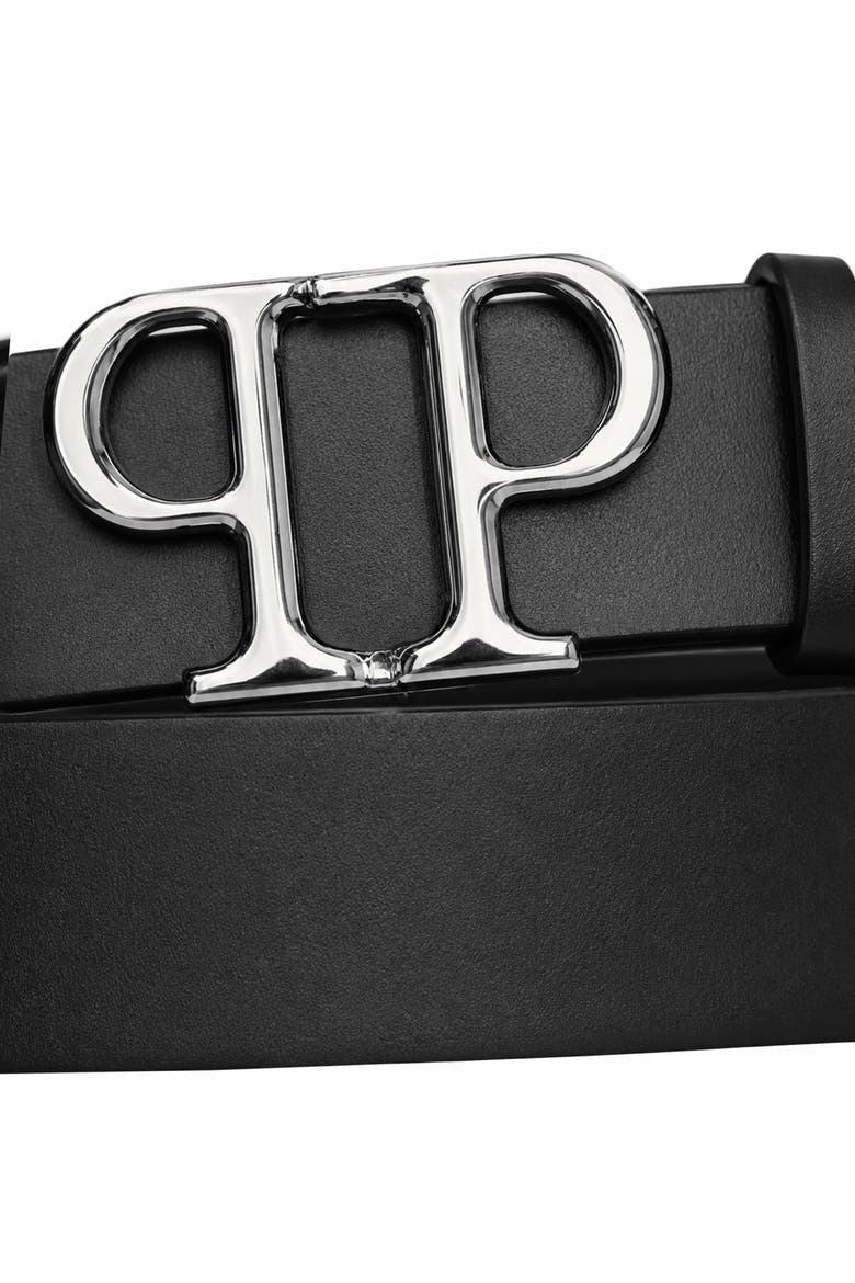 Belt Symmetrical Men, Alternate, color, black/nickel