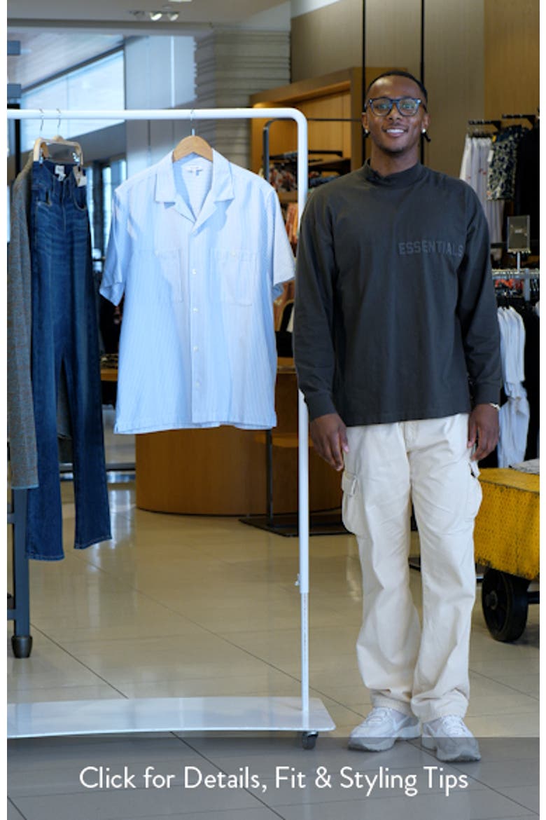 Stripe Twill Camp Shirt video