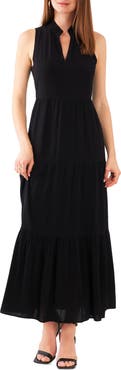 Vince Camuto Sleeveless Tiered Maxi Dress