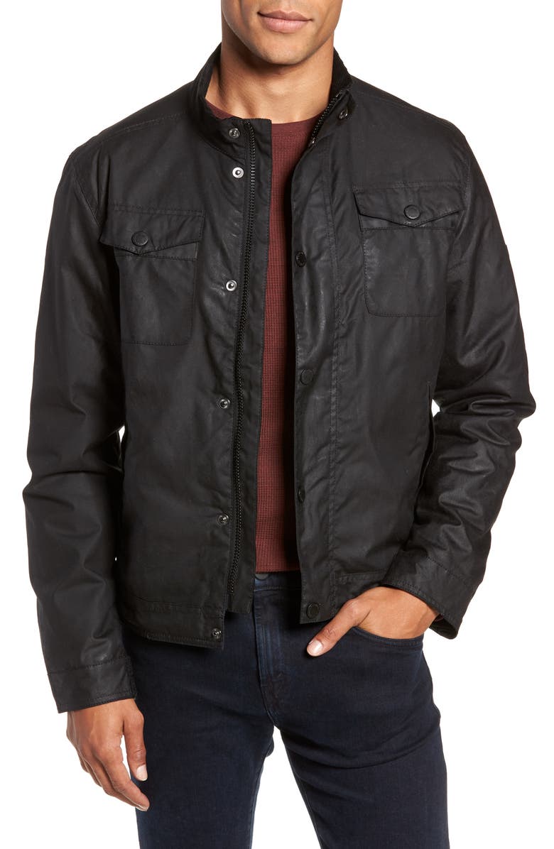 Barbour International Hatch Waxed Jacket, Main, color, 