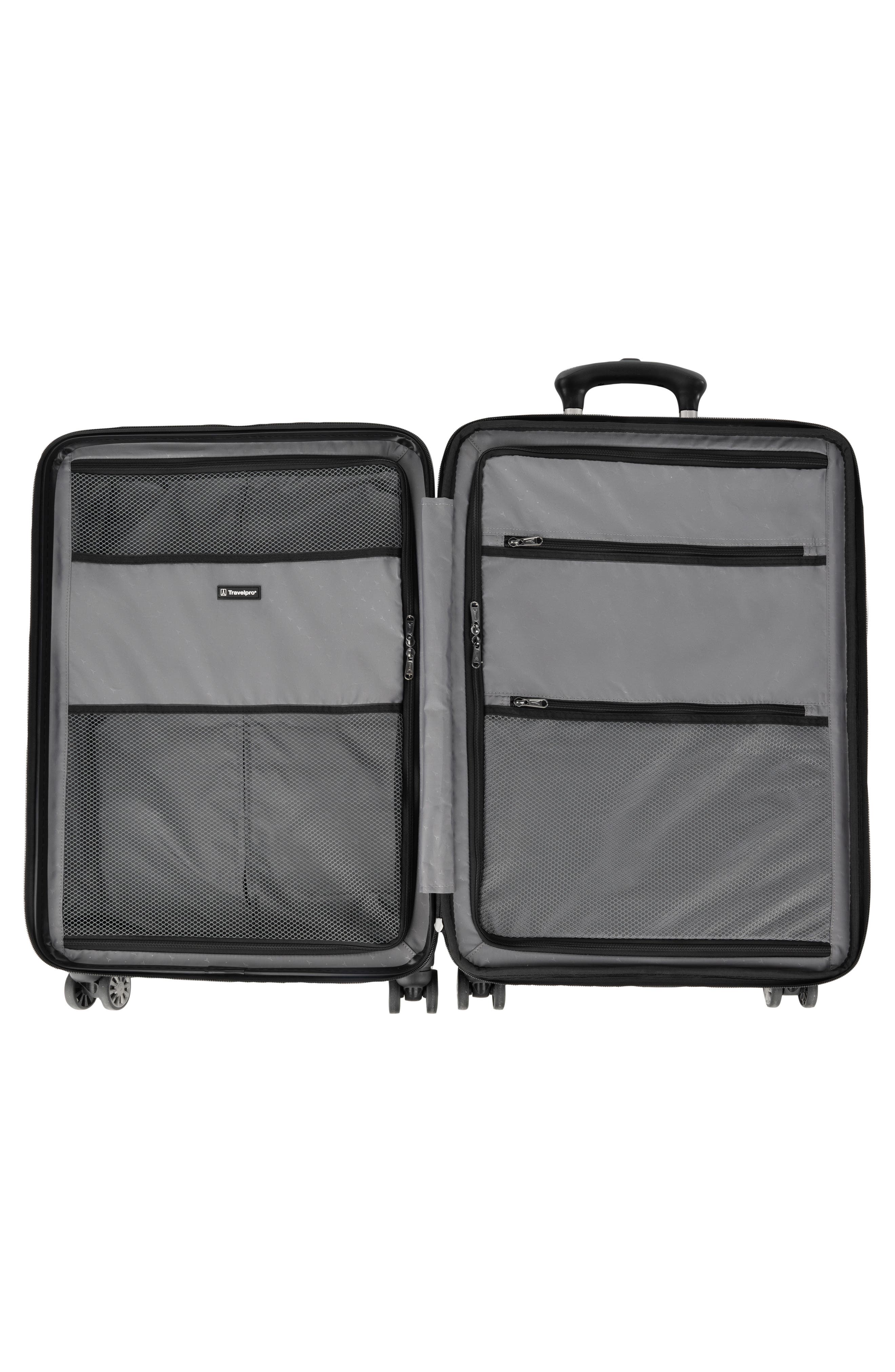 TRAVELPRO Rollmaster<sup>™</sup> Lite 2 24-Inch Expandable Medium Checked Hardside Spinner Luggage, Alternate, color, Cranberry Matte