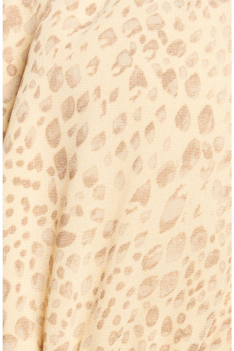 Off the Shoulder Peplum Top, Alternate, color, TAN CHEETAH