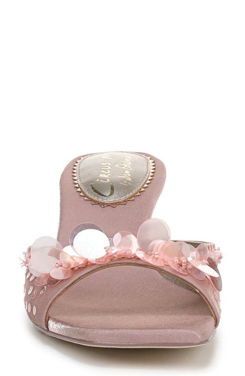 Circus Ny By Sam Edelman Juliana Sequin Mid-heel Dress Sandals In Blush