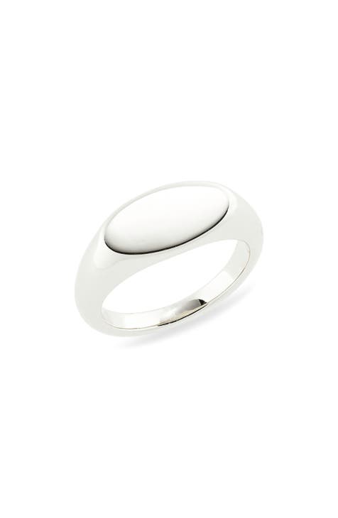 Demi-Fine Oval Signet Ring