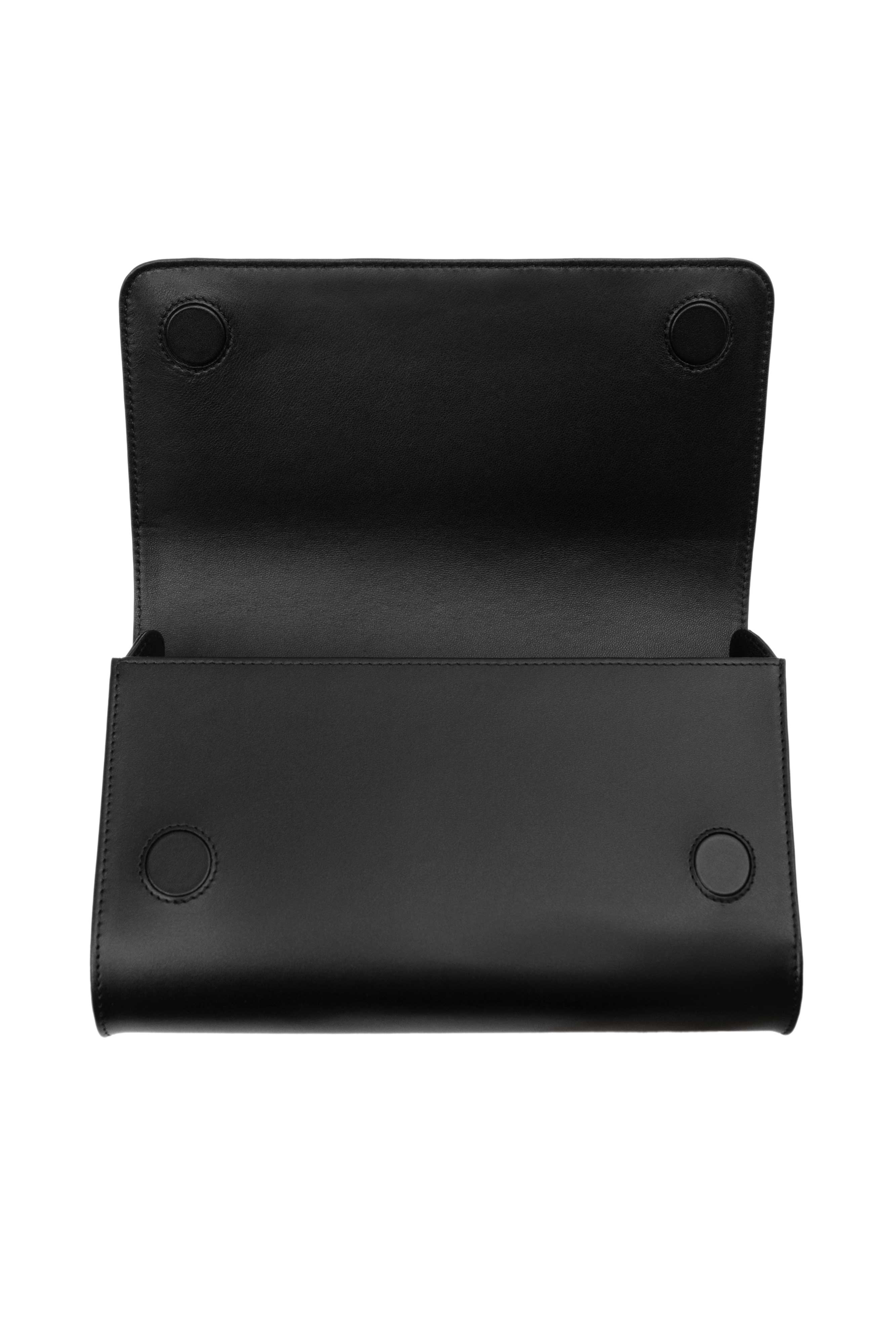 PERRIN PARIS Le Rond Clutch, Alternate, color, Black / White