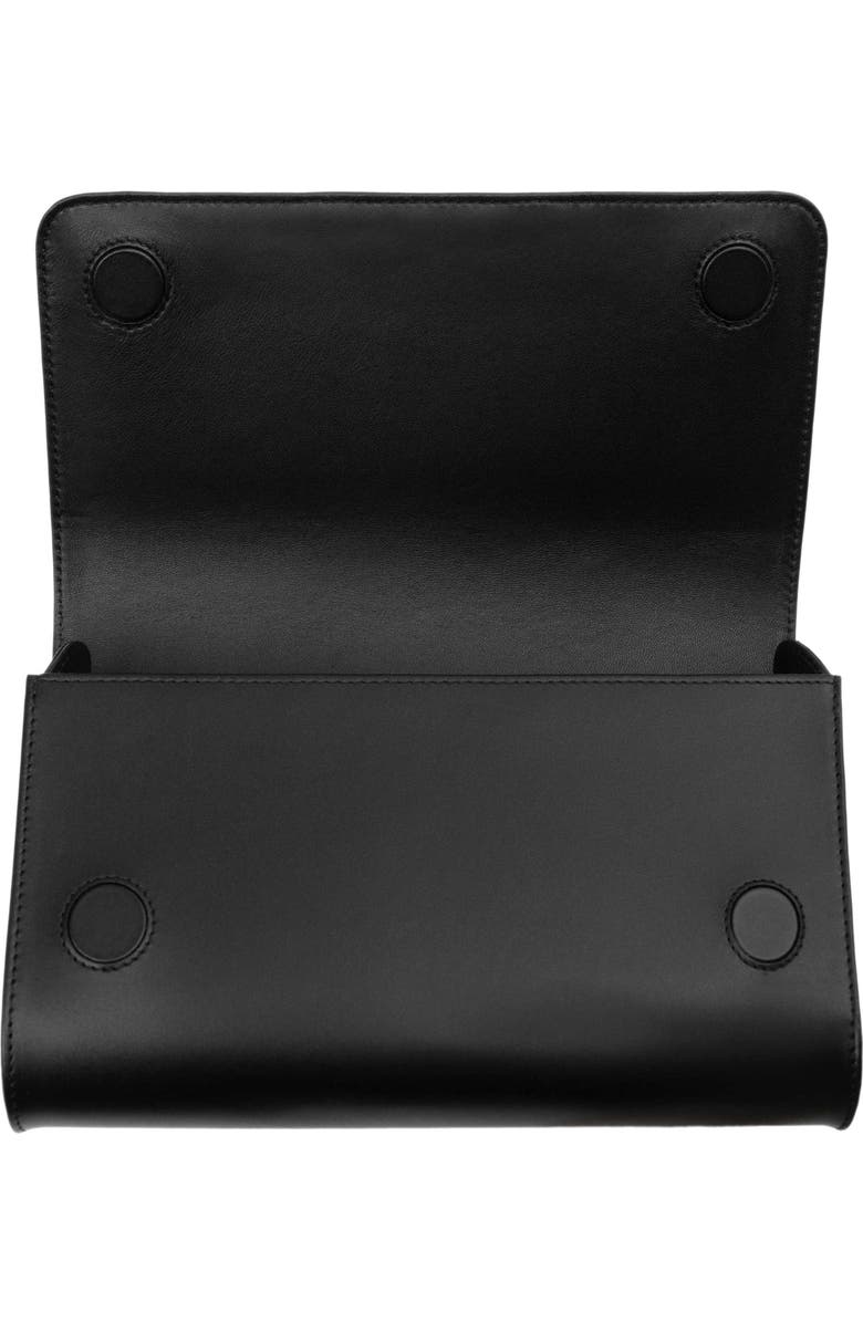 PERRIN PARIS Le Rond Clutch, Alternate, color, Black / White