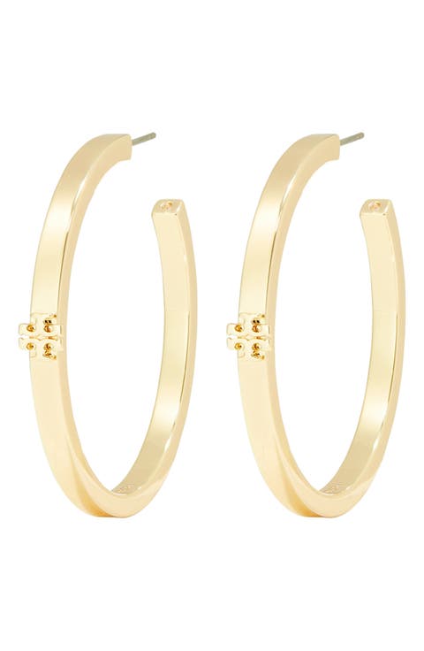 Tory Burch Hoop Earrings | Nordstrom Tory Burch Hoop Earrings | Nordstrom
