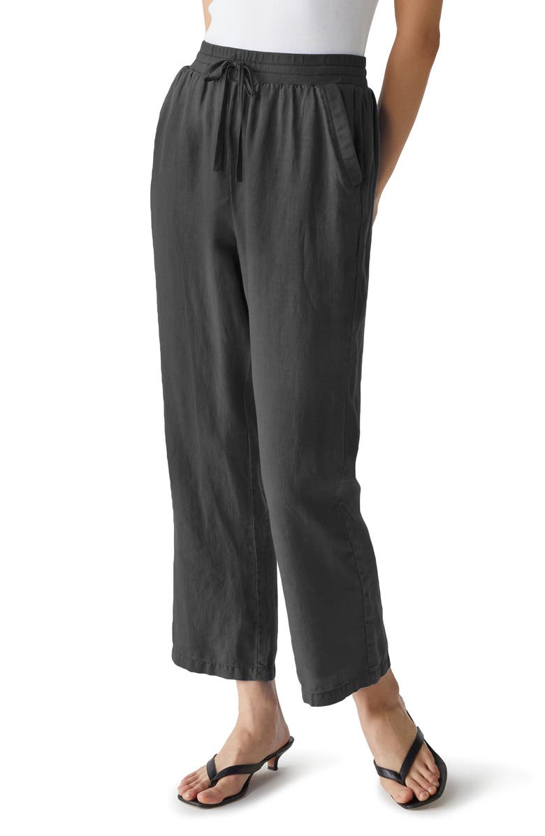 Michael Stars Nolan Linen Drawstring Pants, Alternate, color, 